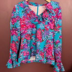 Vintage Set blouse and wide legged pants